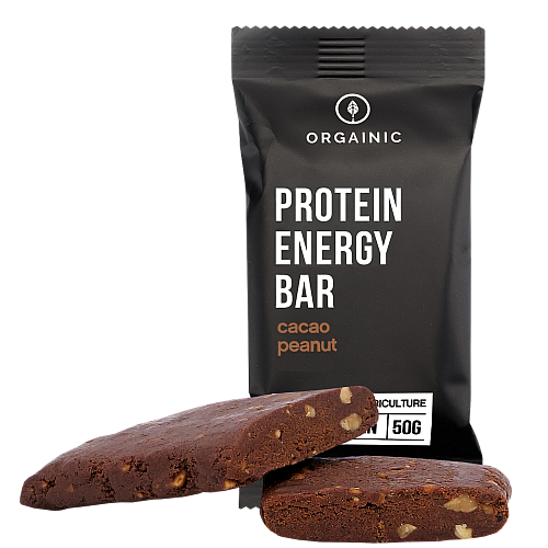 Orgainic Protein Energy Bar Kakao-Erdnuss