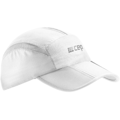 CEP Running Cap | Faltbare Schirmmtze | White