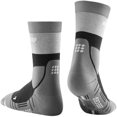 CEP Hiking Light Merino Mid Cut Compression Socks Herren | Stone Grey