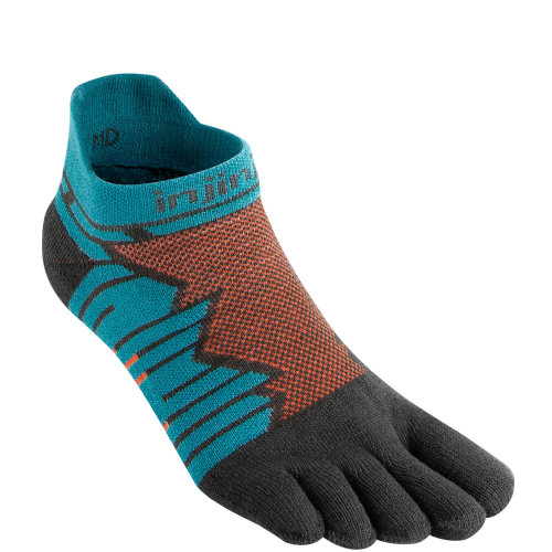 Injinji Ultra Run No Show Zehensocken | Pop Turquoise | Mitteldick