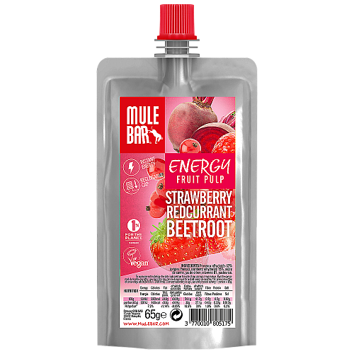 Mule Bar Energy Fruit Pulp Strawberry Beetroot (65 g)