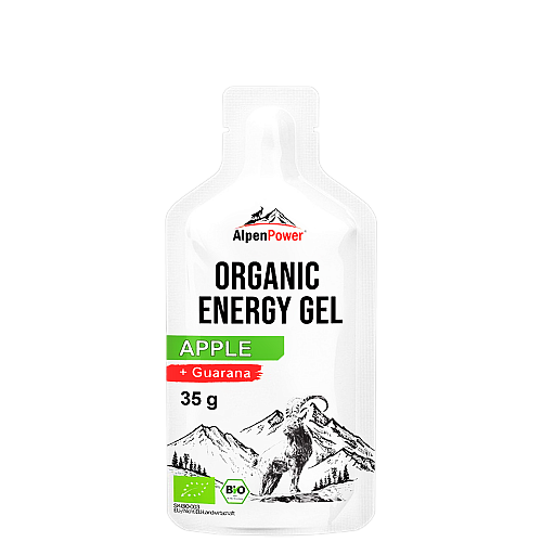 AlpenPower Apfel Organic Energy Gel Beutel 