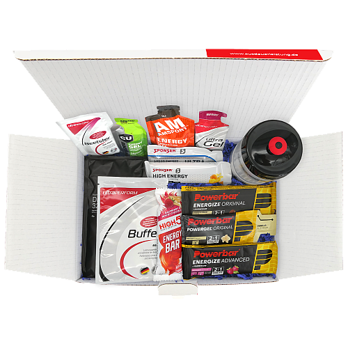 Geschenkbox Triathlon von oben