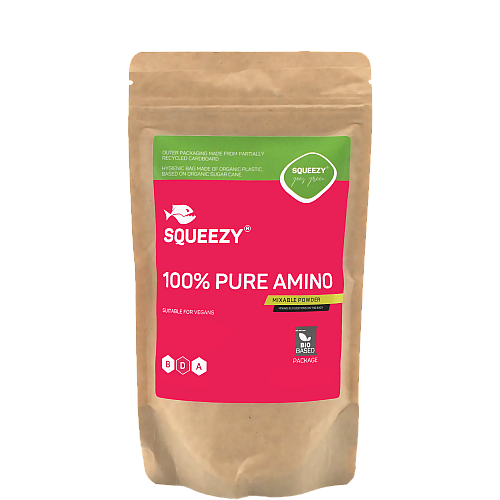 SQUEEZY 100 % Pure Amino Pulver | Vegan