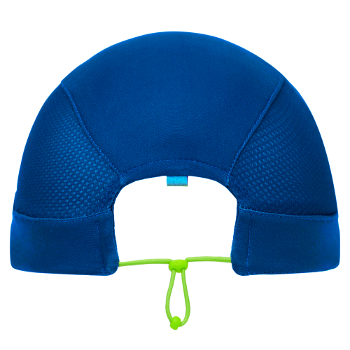 Buff Pack Speed Cap | HTR Azure Blue | Rckseite mit Silikonkordel