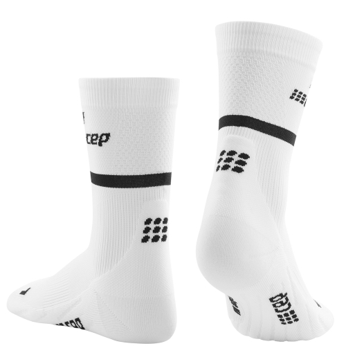 CEP The Run 4.0 Mid Cut Compression Socks Herren | White