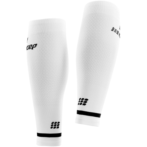 CEP The Run 4.0 Compression Calf Sleeves Herren | White