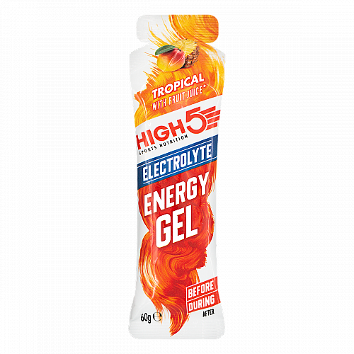 High5 Energy Gel Electrolyte Tropical Fruit (5 x 60 g)