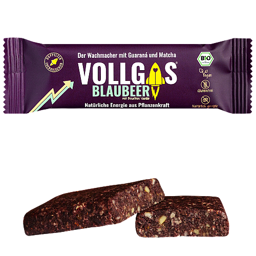 Vollgas Energy Bar Blaubeer + Koffein (40 g)