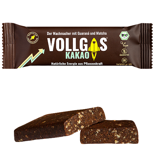 Vollgas Energy Bar Kakao + Koffein (40 g)