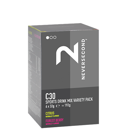 NEVERSECOND C30 Sports Drink Mix Variety Pack l Box mit 6 Beuteln