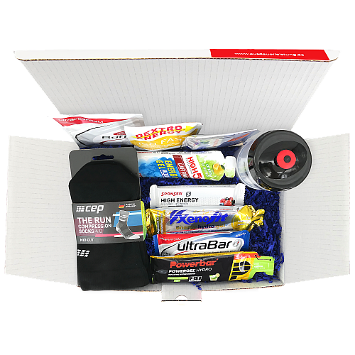 Laufsport Geschenkbox Herren von oben