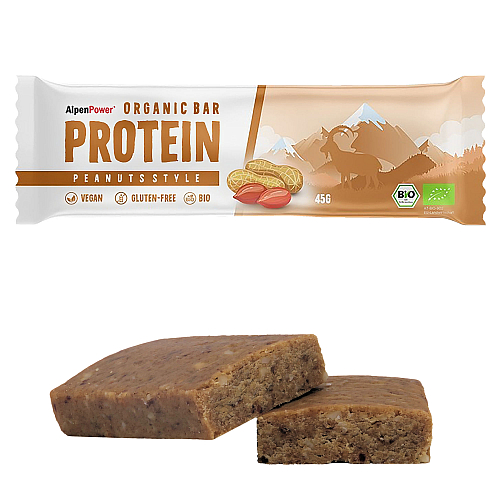 Alpenpower Organic Bar Protein | Erdnuss (Peanut) 