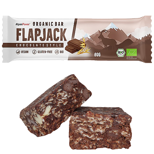 AlpenPower Flapjack Organic Bar Chocolate (60 g)