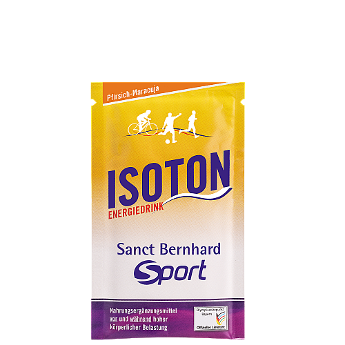 Sanct Bernhard Sport Isoton Energiedrink Pfirsich-Maracuja (36 g Beutel)