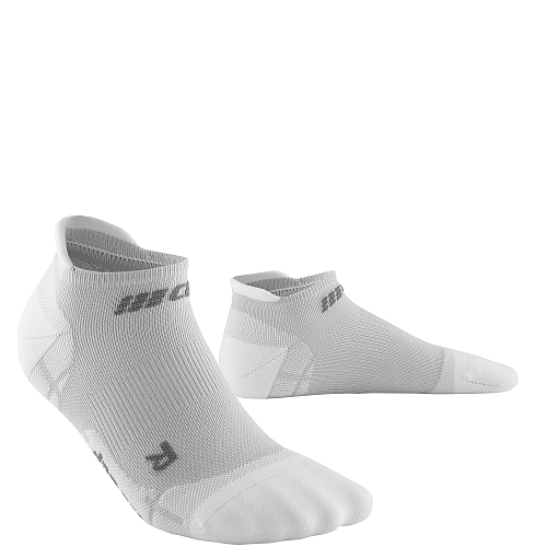 CEP Run Ultralight No Show Compression Socks Herren | Carbon White