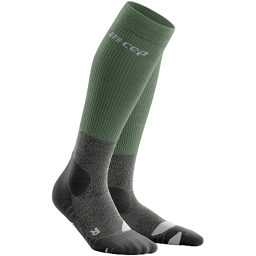 CEP Hiking Merino Compression Socks Herren | Green Grey