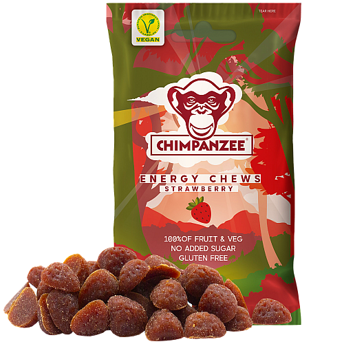 Chimpanzee Energy Chews Strawberry (35 g Beutel)