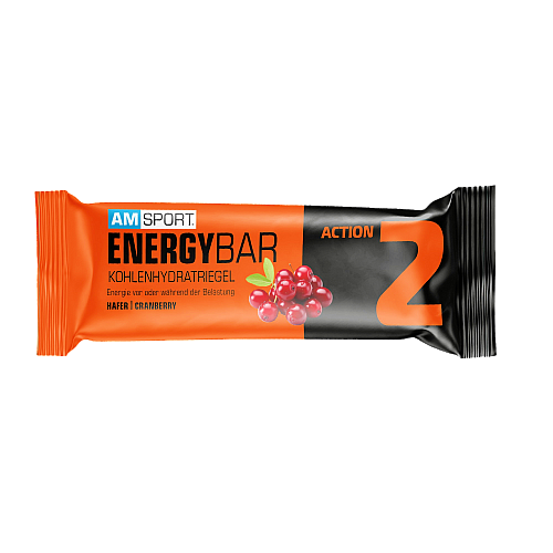 AMSPORT Energy Bar Cranberry (60 g Riegel)