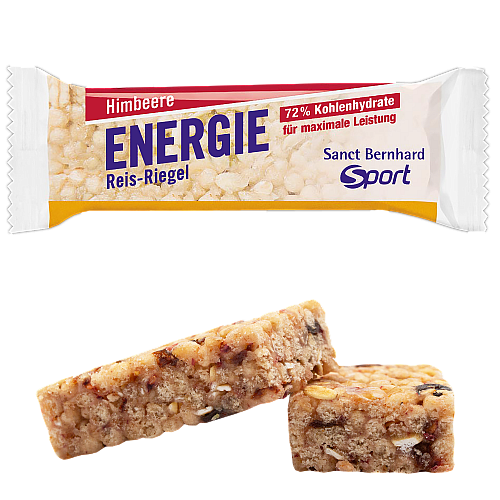 Sanct Bernhard Energie Reis-Riegel Himbeere (50 g)