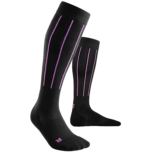 CEP The Run 4.0 Compression Socks Herren | Pinstripe Black