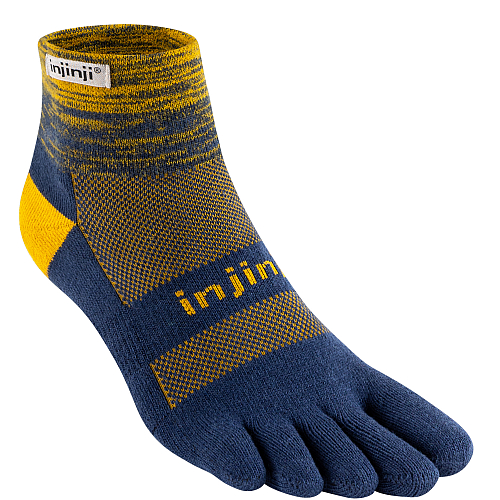 Injinji Trail Midweight Mini Crew Zehensocken | Moonlit Blue | Mitteldick