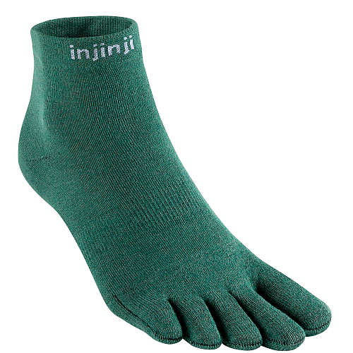 Injinji Liner Mini Crew Zehensocken | Agave Green | Ultradnn