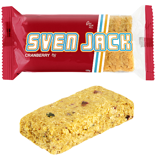 SVEN JACK Energy Bar 125 g Riegel Cranberry