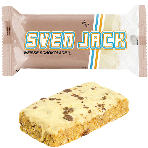 SVEN JACK Energy Bar 125 g Riegel White Chocolate