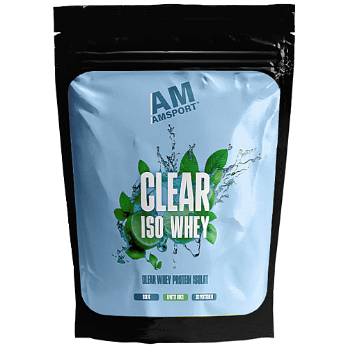 AMSPORT Clear Whey Protein Isolat | Lime Mint | 900 g Zip Beutel