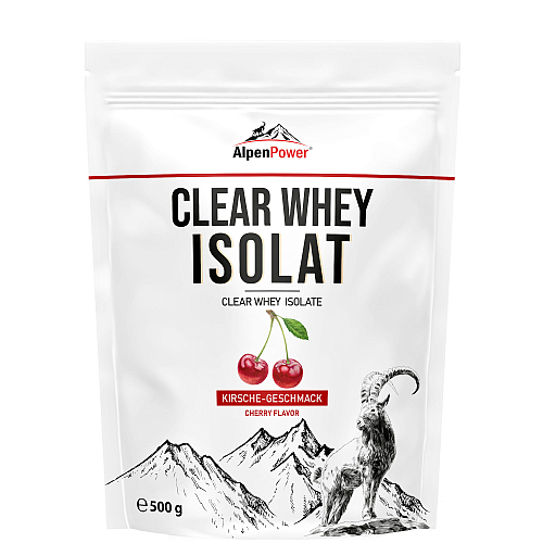 AlpenPower Clear Whey Isolat | 500 g | Kirsche