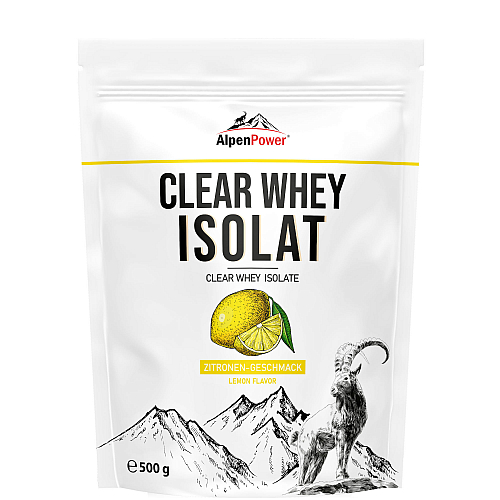 AlpenPower Clear Whey Isolat | 500 g | Zitrone