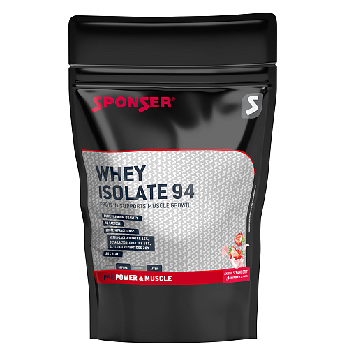 SPONSER Whey Isolate 94 Proteinshake | 1500 g Erdbeere