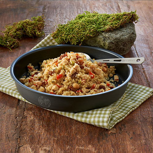 TREK'N EAT Hauptmahlzeit | Buntes Couscous-Gericht mit Hhnchen