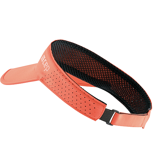 CEP The Run Visor | Faltbare Schildkappe | Coral Verschlu