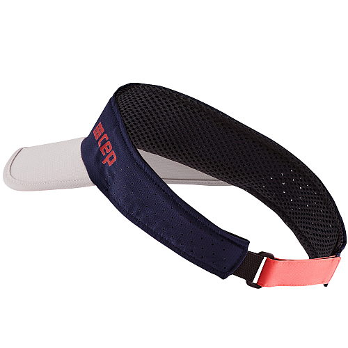 CEP The Run Visor | Faltbare Schildkappe | Blue Cream Verschlu