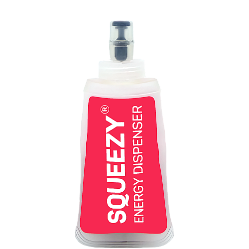 SQUEEZY 150 ml Softflask Gel-Flasche | 1 Flasche + 2 Ventile