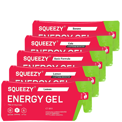 SQUEEZY Energy Gel Testpaket