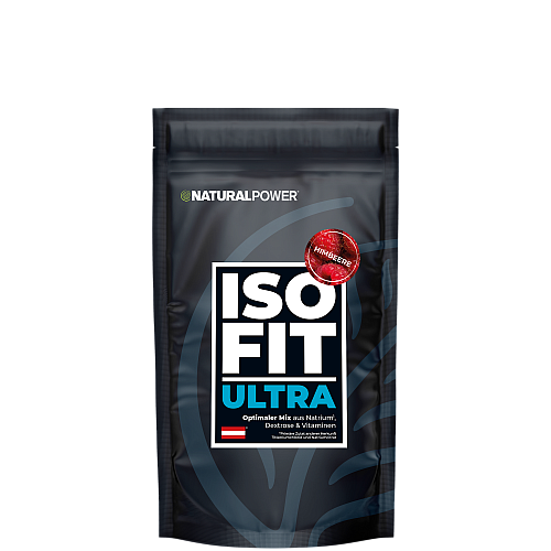 Natural Power Iso Fit Ultra Sportdrink Raspberry (400 g Beutel)