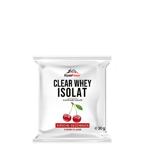 AlpenPower Clear Whey Isolat | 30 g Beutel Kirsche