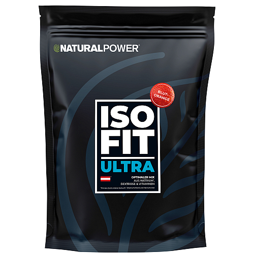 Natural Power Iso Fit Ultra Drink | 1500 g Beutel | Blutorange