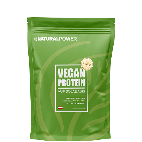 Natural Power Vegan Protein | 1000 g Beutel | Vanille