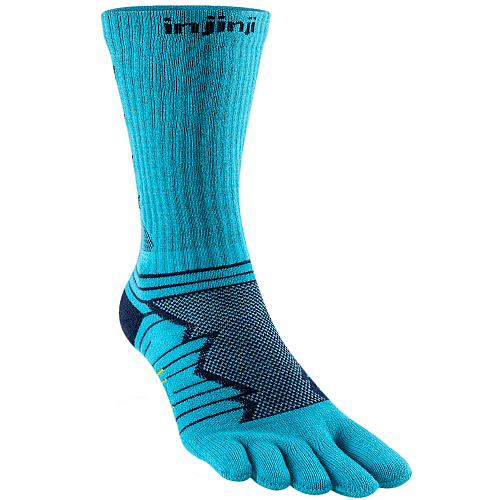 Injinji Ultra Run Crew Zehensocken | Pacific Blue | Mitteldick