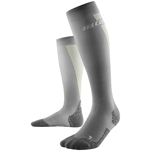 CEP Run Ultralight Compression Socks Damen | Grey Lime