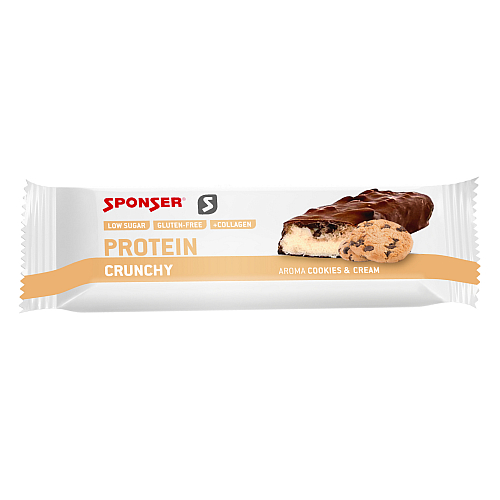 Sponser Crunchy Protein Bar Cookies & Cream