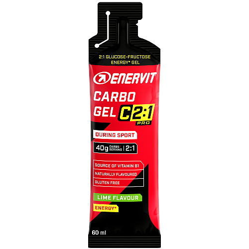 ENERVIT Carbo Gel C2:1 Pro | 60 ml Gel | Lime