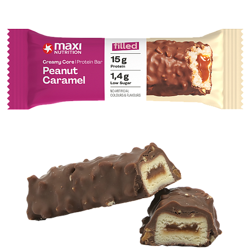 MAXI NUTRITION Creamy Core Protein Bar | Erdnuss-Karamell (Peanut-Caramel)