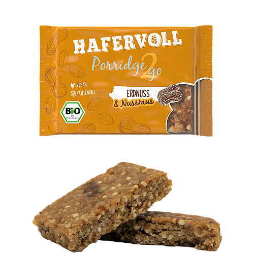 HAFERVOLL Porridge2Go 55 g Erdnuss