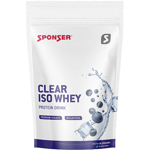 Sponser Clear Iso Whey | Wie ein Softdrink | Laktosefrei