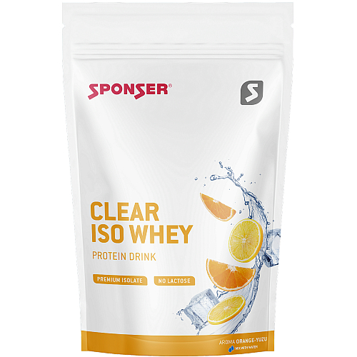 Sponser Clear Iso Whey | 450 g | Orange-Yuzu